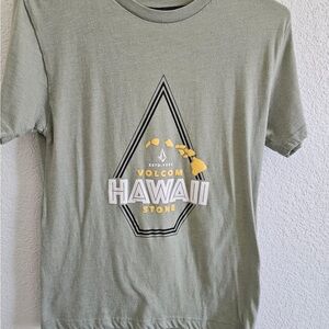 Volcom Olive Hawaii Stone Tee